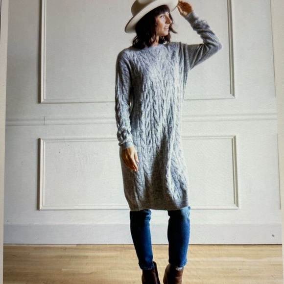 Vero Moda Cable dress Heather NWT Sz XL - Picture 6 of 11